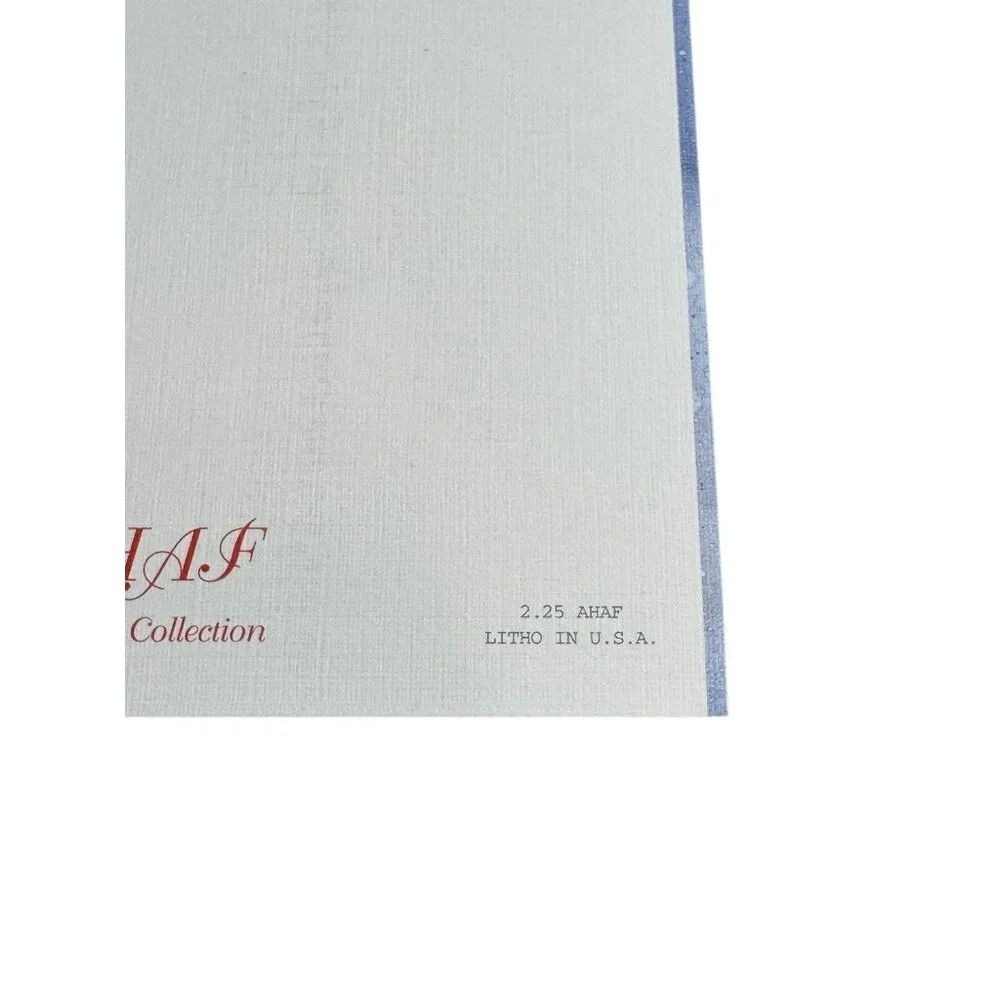 AHAF Exclusive Collection Greeting Christmas Card Snowmen Outdoor‎ USA Envelope